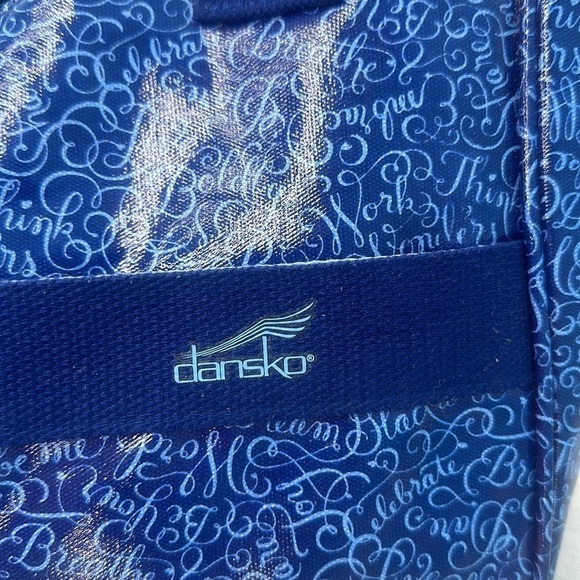 BLUE DANSKO LARGE TOTE BAG - Picture 6 of 8